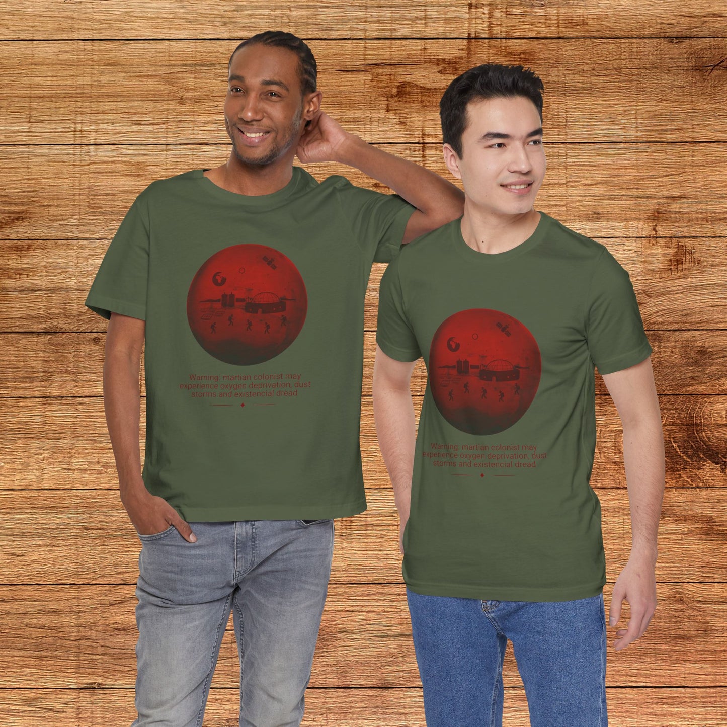Camiseta unisex suave Mars 1