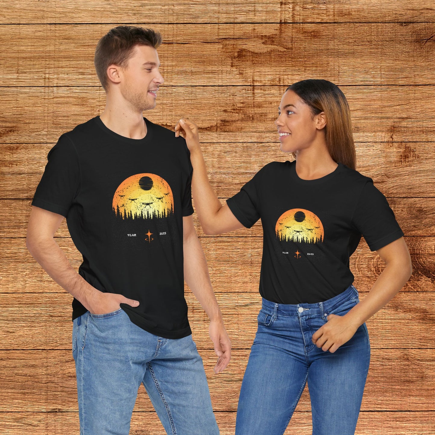 Camiseta unisex de estilo suave Drone 1